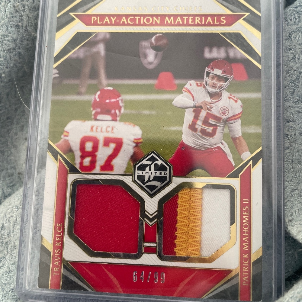 Play action materials Patrick Mahomes Travis Kelce